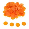 thumbnail image 3 of Ensemble de 100 Pcs Jetons de Jeu à Bord Concave Jetons de Bingo Orange, 3 of 8