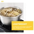 thumbnail image 2 of 1 Set Stainless Steel Mixing Bowl Household Kitchen Food Salad Soup Container with Lid, 2 of 8