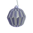 thumbnail image 1 of Vickerman MC190825D 5 in. Limestone Glitter Faceted Ornament - 3 per Bag, 1 of 3