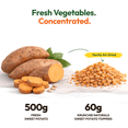 thumbnail image 3 of Dog Food Topper for Dogs – Sweet Potato 3-Pack | Digestive Support for Sensitive Stomach | Dehydrated Meal Topper | Add Water for Hydration | Senior Dogs | Krunchie Naturals, 3 of 7