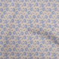 thumbnail image 1 of oneOone Velvet Light Beige Fabric Leaves Craft Projects Decor Fabric Printed By The Yard 58 Inch Wide, 1 of 4