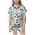 thumbnail image 1 of WEAIXIMIUNG Pajamas For Children Shirt And Pant Matching Set Sleepwear Set With Pockets For Christmas 2-3 Years, 1 of 4