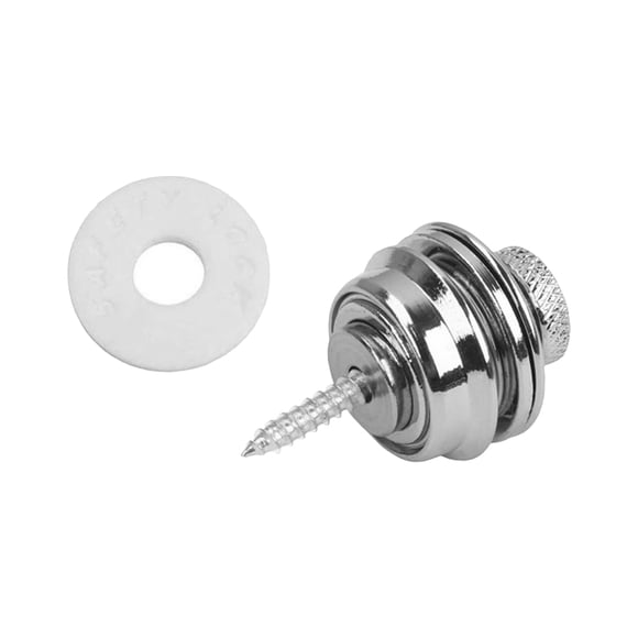 1 Ensemble de Verrous de Bouton de Sangle de Guitare Boucles de Sangle de Basse de Guitare Électrique Acoustique