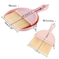 thumbnail image 2 of EGNMCR Mop Broom Broom and Dust Pan Mini Desk Brush Keyboard Cleaning Brush,Mini Desktop Sweeping Cleaning Brush Small Cleaning Brush And Dustpan Set broom broom, 2 of 3