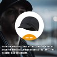 thumbnail image 3 of Cooling Skull Caps Cold-Proof Comfortable Riding Hats Cycling Accessories Sun Protection Summer Helmet Liner for Biking Climbing Black, 3 of 6