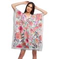 thumbnail image 1 of Moomaya Robe Courte de Caftan de Plage, Robe de Couverture Imprimée, Kaftan pour Femmes, Tenue de Plage, Couverture, 1 of 4