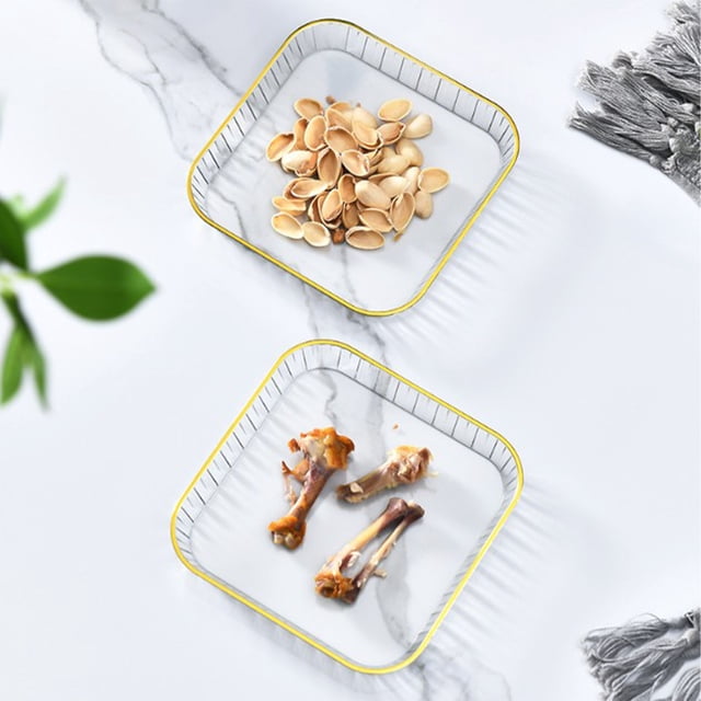 TopLLC Kitchen Accessories,Home And Kitchen,Kitchen Tools,Kitchen Sets Dining Table Dish Set Kitchen Cutlery 3 Colors Dinner Dish Wash Fruit Restaurant Chips Fry Chicken Snacks Groceries small dish
