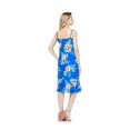 thumbnail image 2 of Hawaii Hangover Robe Sirène Hawaïenne à Volants pour Femme G Hibiscus Bleu, 2 of 5