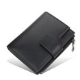 thumbnail image 2 of pitrice Fashion Women Wallets Solid Color PU Short Design Card Holder Zipper Hasp Purse Simple Style Handbag Coin Keys Bag Black, 2 of 9