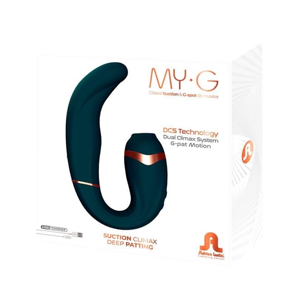 Adrien Lastic My G Suction Vibrator, Teal