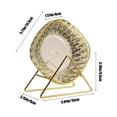 thumbnail image 3 of Tyidzon Household Spit Bones Plates Dining Table Garbage Bones Plates For Fruit Snacks Dried Fruit Snack Plates Lights Luxurys Desktop Small Dishs Plates, 3 of 6