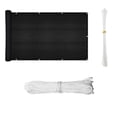 thumbnail image 1 of Filet d'Ombrage pour Balcon Écran d'Intimité de Balcon Couverture Clôture Résistante aux Intempéries Brise-Vent pour Extérieur Cour Arrière Patio Noir, 1 of 9