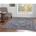 thumbnail image 2 of Linon Eclipse Rania Woven Polyester 5'x 7' Rug in Gray, 2 of 10