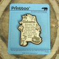 thumbnail image 5 of USA Alabama State Map Wooden Magnet Souvenir Fridge Magnet Gift, 5 of 5