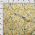 thumbnail image 3 of oneOone Polyester Spandex Yellow Fabric Leaves & Lemon Sewing Material Print Fabric By The Yard 56 Inch Wide, 3 of 5