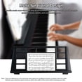 thumbnail image 4 of Music Keyboard Music Stand Portable Electronic Keyboard Music Score Stand Sheet Musical Instrument Accessories for Teaching Concerts Rehearsals Piano Music Stand, 4 of 6