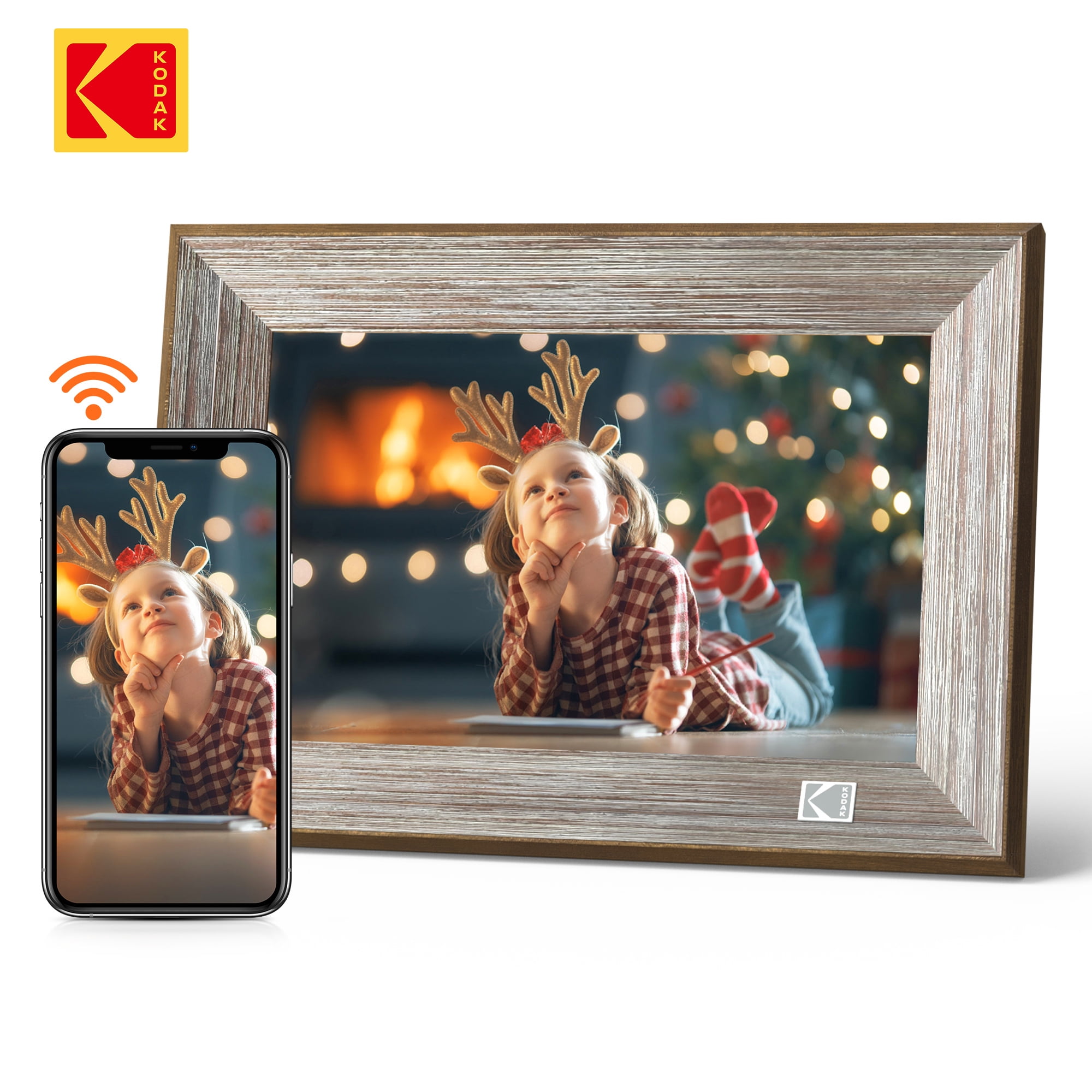 KODAK 10.1-inch WIFI Digital Photo Frame, Touch Screen with Grey