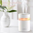 thumbnail image 3 of Amdohai Dual Mist Humidifier Quiet Air Purifier with 2 Nozzle 900ML High Capacity Automatic Shut-Off Night Light Function USB Powered Portable Humidifiers for Home Office Car, 3 of 7