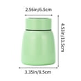 thumbnail image 3 of Kitchen Gadgets The Household Portable Small Belly Cup Light Intelligent Temperature Display High Value Mini 304 Stainless Steel Vacuum Stewing Cup, 3 of 6