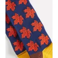 thumbnail image 2 of Club Room Chaussettes de Vacances pour Hommes Feuilles d'Érable, Jaune/marron, 2 of 2