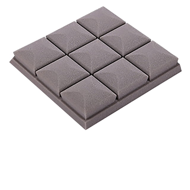 Mousse Acoustique en Coton Insonorisante - pour Studio, KTV, Éponge Haute Densité, Forme Pyramidale, Bonnes Caractéristiques Acoustiques