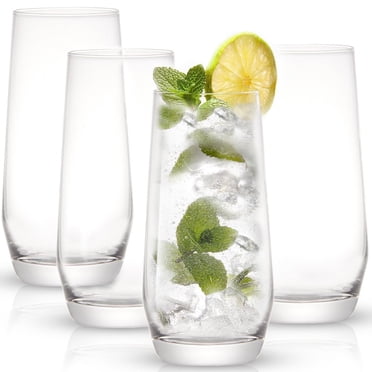 Verres Highball en Cristal Gwen - 18,5 oz - Ensemble de 4