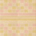 thumbnail image 1 of Ahgly Company Tapis d'Intérieur Lavable en Machine Carré Transitionnel Kaki Or, 6 Pieds Carré, 1 of 7