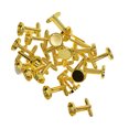 thumbnail image 1 of 20Pcs Blank 12mm Round Bezel Glue Frame Setting Base Cup Cuff Links DIY Cufflink Golden, 1 of 8