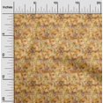 thumbnail image 2 of oneOone Viscose Chiffon Yellow Fabric Abstract Floral Fabric For Sewing Printed Craft Fabric By The Yard 42 Inch Wide, 2 of 5