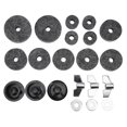 thumbnail image 2 of 21Pcs Cymbale Remplacement Accessoires Feutres Manches Aile Écrous Rondelles pour Hi Chapeau Embrayage CupGrey, 2 of 14