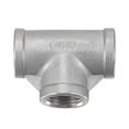 thumbnail image 5 of Unique Bargains 1/2 NPT Female Thread Tee Pipe Fitting Hose Adapter 304 Stainless Steel, 5 of 5