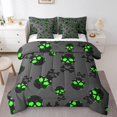 thumbnail image 1 of YST Skull Comforter Set Bed in a Bag, Halloween Horror Theme, Full Size, 7 Count, 1 of 5