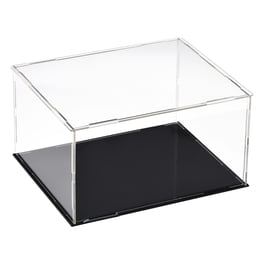 Boîte en Acrylique Transparente, Housse Anti-Poussière pour Figurine de Poupée Miniature Modèle 7cm