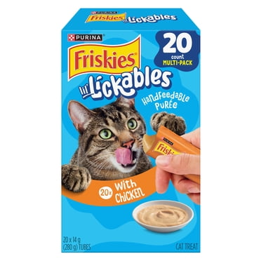 Purina Friskies Lil' Lickables Poulet, Gâteries pour chats, 14 g x 20