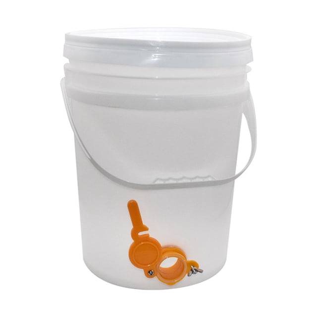veasfak Seau à Miel Facile à Nettoyer Seau de Rangement Haute Performance Contenant Haut de Gamme 20 L