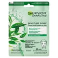 thumbnail image 1 of Garnier Face Mask, Hydrating Skin Care, With Hyaluronic Acid + Green Tea, 1 of 8