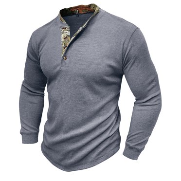 HKEJIAOI Mens Workout Shirts Long Sleeve Crew Neck Men's Shirts Graphic Tees Brown,S
