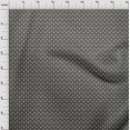 thumbnail image 4 of oneOone Georgette Viscose Gray Fabric Geometric Sewing Material Print Fabric By The Yard 42 Inch Wide, 4 of 5
