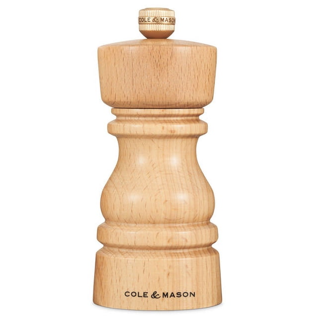 Cole & Mason - The London Collection Salt and Pepper Mill Gift Set, Natural Beech, 13 cm / 5”