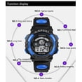 thumbnail image 2 of EGNMCR Children Boy Digital LED Quartz Alarm Date Sports Wrist Watch Blue Wrist Watch, 2 of 5