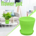 thumbnail image 2 of XZNGL Pot de Plante 3 Pcs Pot Ouvert Résine Pp Balcon Plante Verte Jardinage Taille Haute Long Pot, 2 of 5