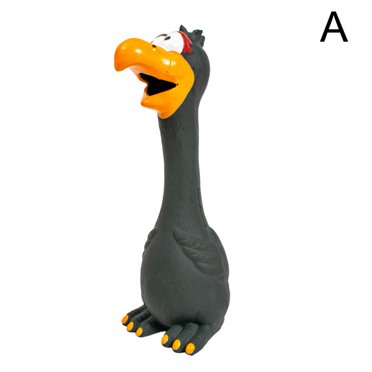 Chicken Toy Durable Latex Dog Toys with Squeaker Grunting Toy Dog Q8E4