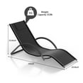 thumbnail image 3 of Edtara Outdoor Patio Lounge Chairs 2-Pack, Iron Frame With Ergonomic Design and Quick-Dry Fabric for Poolside or Backyard, 3 of 7