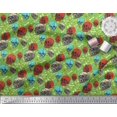 thumbnail image 3 of Soimoi Poly Georgette Fabric Bone,Floral & Skull Halloween Print Sewing Fabric Yard 52 Inch Wide, 3 of 3