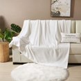 thumbnail image 2 of Fluffy Cozy Plush Fleece Blanket for Bed，Sofa，Travel for All Seasons, 2 of 5