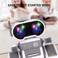 thumbnail image 4 of Pretend Play Toys for Toddlers Educational,Rechargeable Remote Robot Toys,Educational RC Robot Gift,2.4G Electric Robot Remote Control Intelligent Interactive Robot,Color Changing Light and Music, 4 of 9