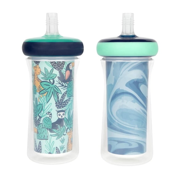 TFY Drop Guard Insulated 2x9oz Straw Cups