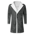 thumbnail image 3 of EGNMCR Jackets for Men Men Winter Warm Turndown Neck Softshell for Windproof Soft Coat Jacket, 3 of 7