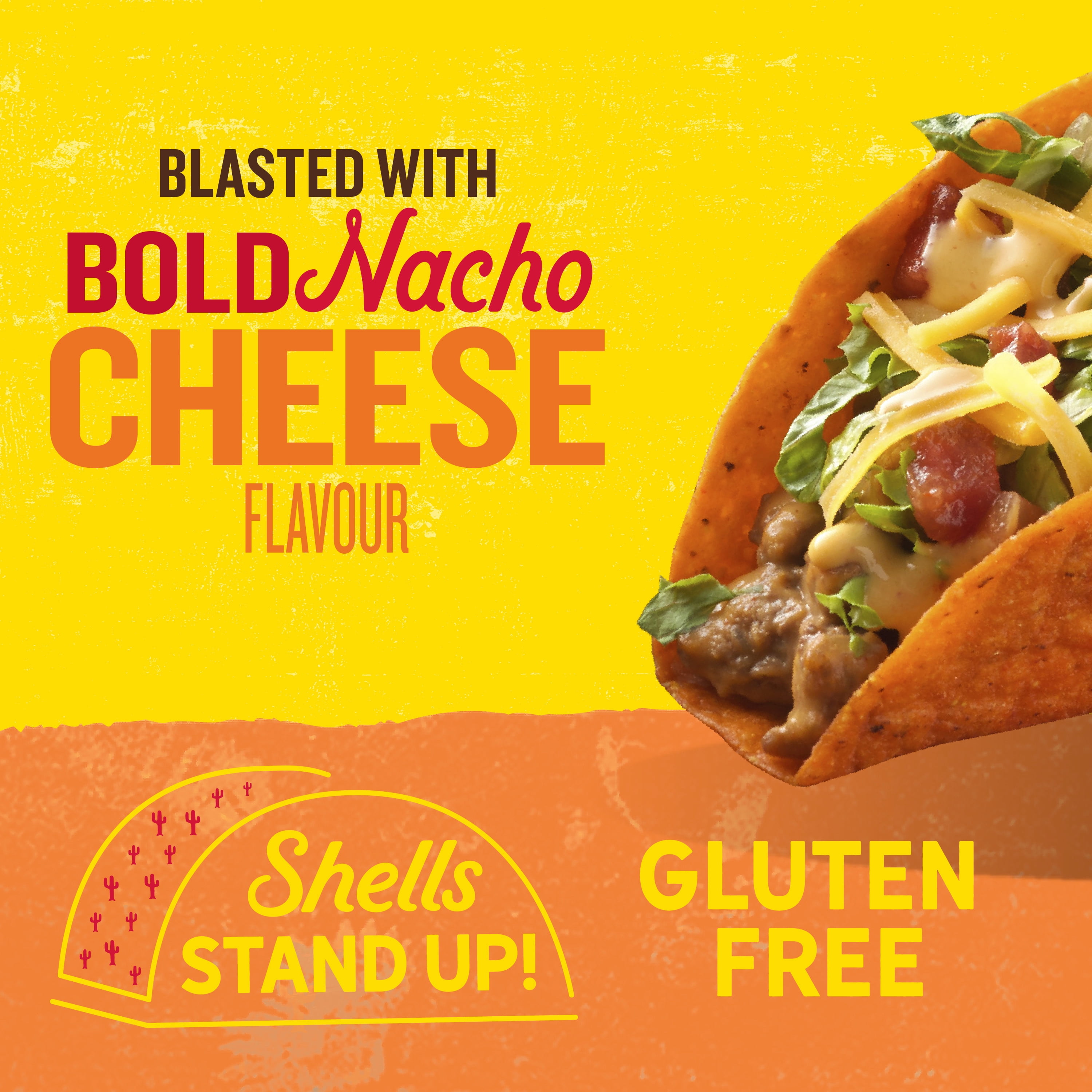 Old El Paso Bold avec kit de dîner au fromage nacho