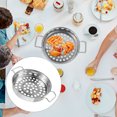 thumbnail image 4 of KAKOWELY Mesh Strainer Stainless Steel Large Hole Colander Cooking Strainer Kitchen Gadget,10.83"X7.87"X1.77", 4 of 4